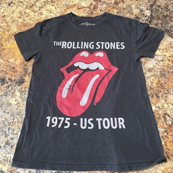 the Rolling Stones Tops - Rolling Stones 1975 US Tour Graphic Tee